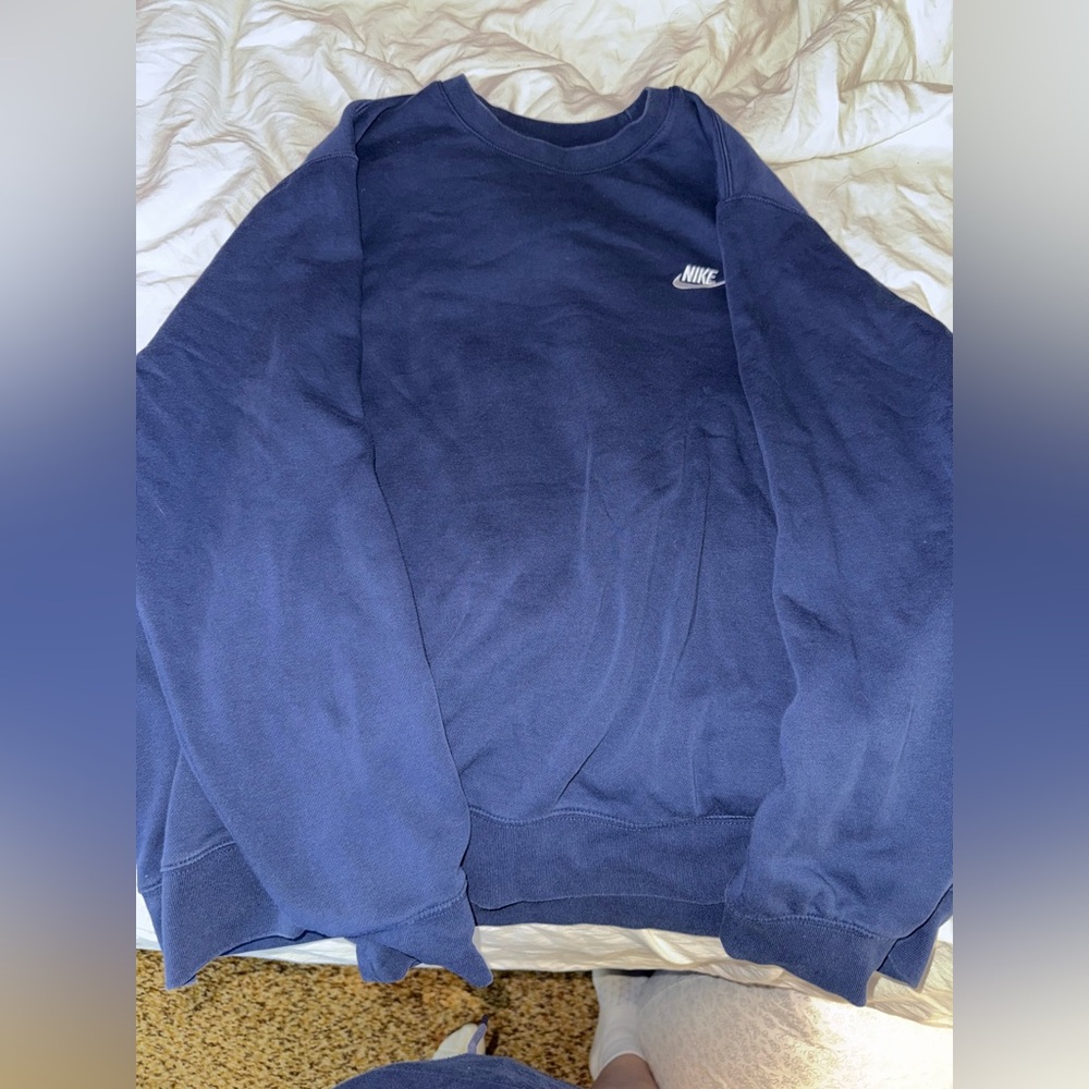 Nike Men's Classic Navy Crewneck Sweater